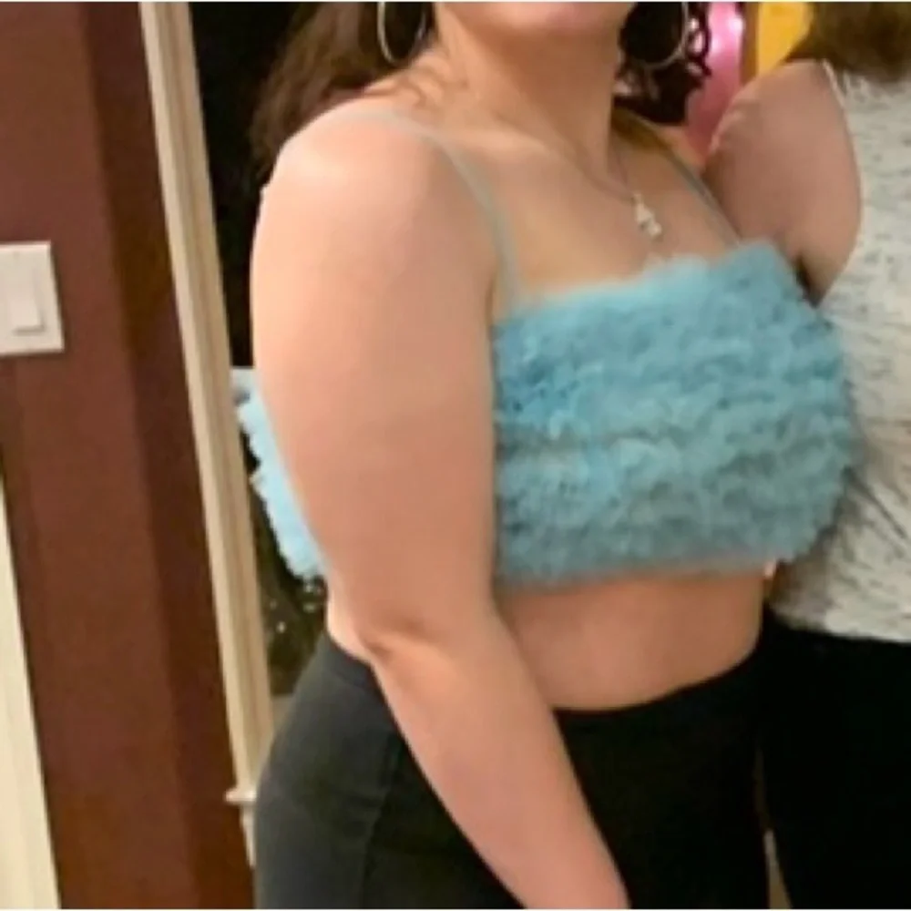 Dyspnea Riff Raff Top in Blue - Picture 4 of 6